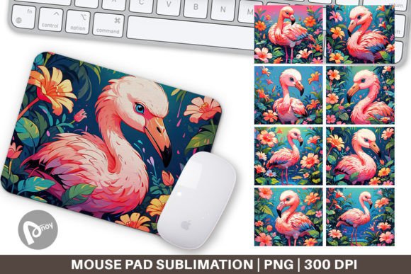 Add Playful Focus to Your Desk with a Cute Flamingo Mouse Pad