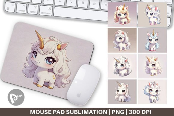 Bring Whimsy and Comfort to Your Desk with a Mouse Pad Cute Unicorn Design