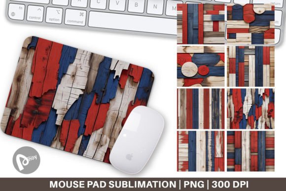 Discover the Warmth and Purpose of a Patriot Day Wood Texture Mouse Pad