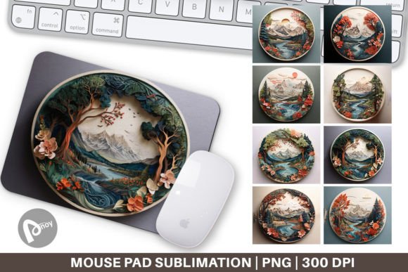 Evaluating the 3D Landscape Mountain Tree Mouse Pad for Your Workspace