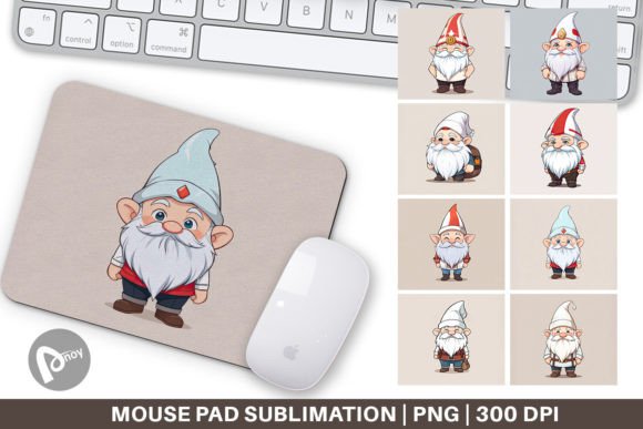 Father’s Day Gnome Mouse Pad: A Charming Desk Upgrade