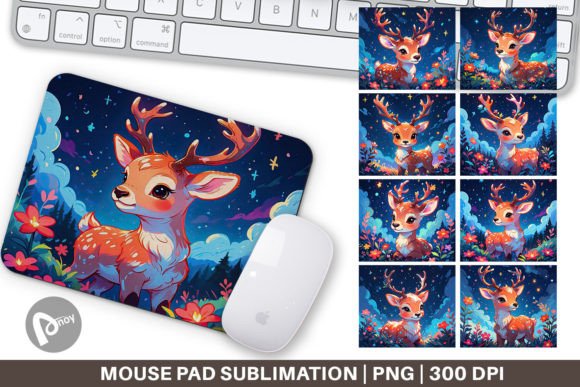 Mouse Pad Cute Reindeer: A Blend of Festive Charm and Everyday Desk Performance
