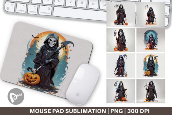 Mouse Pad Halloween Grim Reaper as a Strategic Workspace Asset