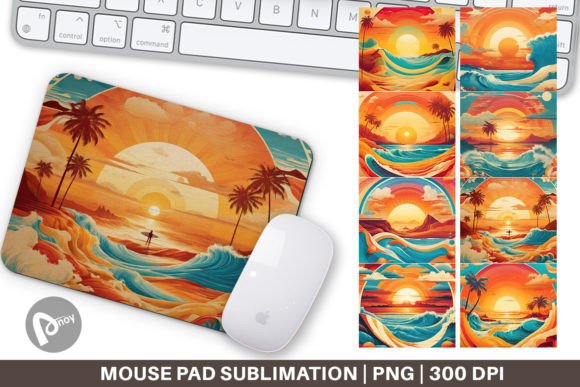 Mouse Pad Summer Beach Sunset: Designing a Brighter Workspace