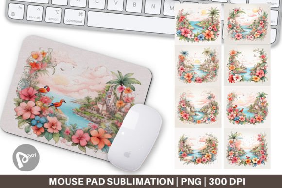Transform Your Workspace with a Mouse Pad Watercolor Paradise